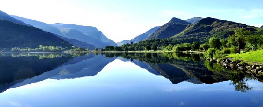 Padarn lake in Wales