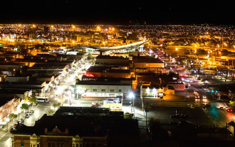 El Paso at night